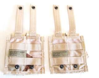 NEW MOLLE DESERT CAMO 40MM PYROTECHNIC POUCH BIANCO  