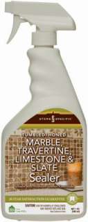 Quart Bottle Tumbled/Honed Marble, Travertine, Limestone & Slate 
