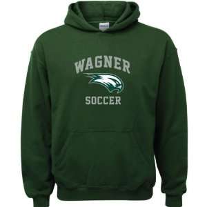 Wagner Seahawks Forest Green Youth Soccer Arch Hooded Sweatshirt 