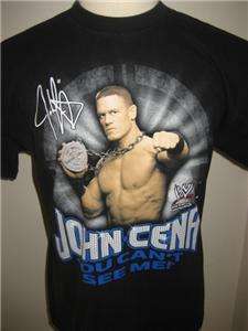 WWE John Cena You Cant See Me T Shirt L Mint  