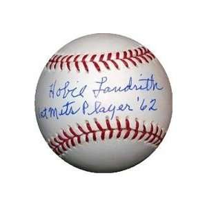 Hobie Landrith Autographed/Hand Signed MLB Baseball inscribed 1st Mets 