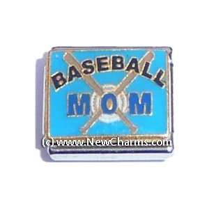  Baseball Mom Italian Charm Bracelet Jewelry Link Jewelry