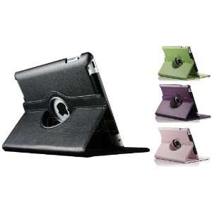 iTronz 360 Degrees Rotating Stand Case for Apple iPad 3 with smart 