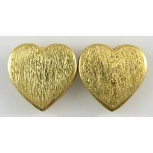  19mm vermeil 925 sterling silver heart pendant 2pcs