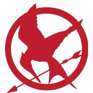  Hunger Games Mocking Jay Sticker Decal Red: Everything 