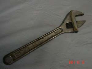   FORGED ALLOY STEEL CRESENT WRENCH heavy duty FLEET adjustable MFD USA