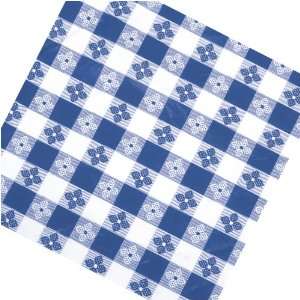  Blue Oblong Table Cloth   52 X 70