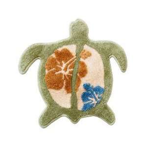  Honu Turtle Rug / Tan: Furniture & Decor