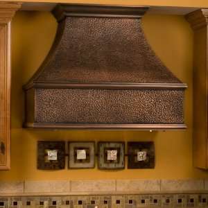   Wall Mount Solid Copper Range Hood   Hood Only: Kitchen & Dining