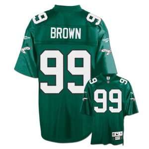   Philadelphia Eagles 50(lg) Mitchell & Ness Onfield Green Home Jersey