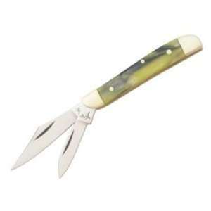   Knives 105MT Peanut Pocket Knife with Mistle Toe Celluloid Handles