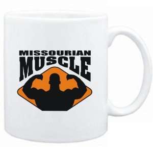  Mug White  Missourian Muscle  Usa States Sports 