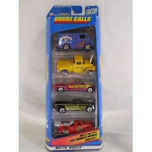  Hot Wheels HOUSE CALLS 5 Vehicle Gift Pack (1998) Toys 