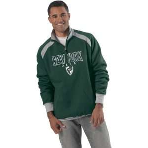  G III New York Jets Quarter Zip Sweatshirt Medium: Sports 