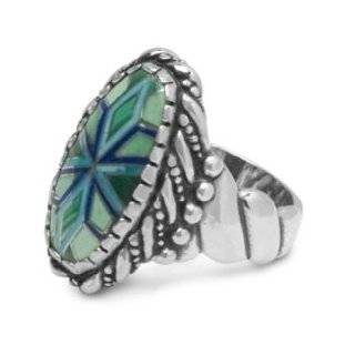   Indian Ring Onyx Gemstone Jewelry US Size 6 1/2 ShalinCraft Jewelry