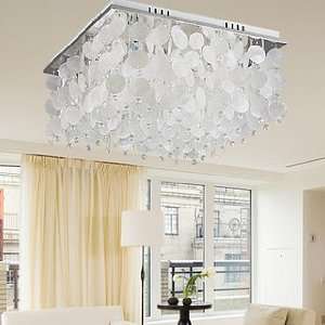   Modern Minimalist Shell Ceiling Lights with 8 Lights