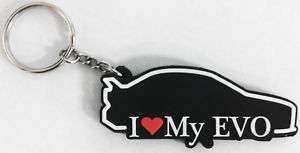 LOVE MY EVO Key Chain  