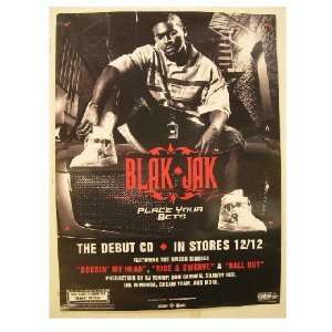    Blak Jak Poster BlakJak Black Jack Place Your Bets 