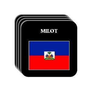  Haiti   MILOT Set of 4 Mini Mousepad Coasters 