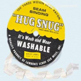   Binding Hug Snug Ribbon Color Eggshell #001 Arts, Crafts & Sewing