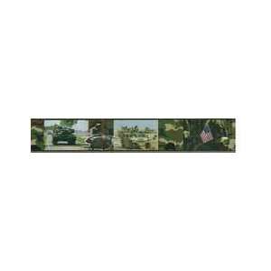   Military Wallpaper Border by Brewster in For Men (Resource Collection