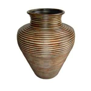  23.5 ht Wood Wrought Iron Jar: Patio, Lawn & Garden