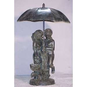  Metropolitan Galleries SRB42145 Boy, Girl with Umbrella 