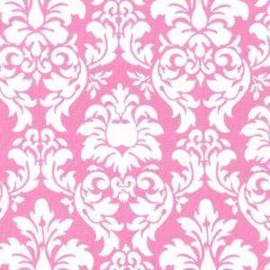   Michael Miller Dandy Damask Candy Pink Fabric Arts, Crafts & Sewing