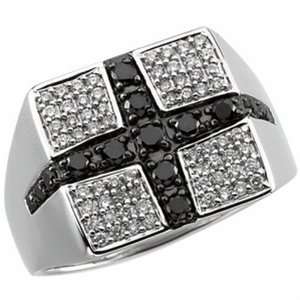  Mens Black and White Diamond Ring Jewelry Days Jewelry