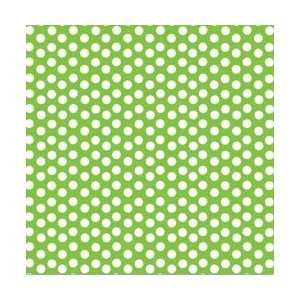  Canvas Corp Printed Single Sided Cardstock 12X12 Lime 