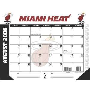  Miami Heats NBA 2006 2007 Academic/School Desk Calendar 