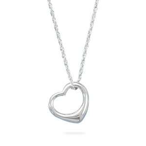  18 Necklace and Floating Heart Pendant Jewelry