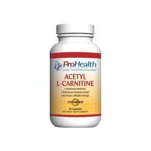  Pro Health Acetyl L Carnitine 500mg, 30 Capsules Beauty