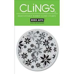    Poinsettia Circle   Cling Rubber Stamps: Arts, Crafts & Sewing