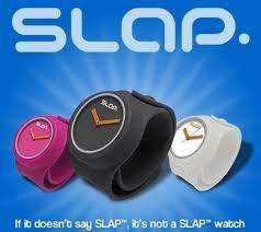   SLAP Watch Wrist Bracelet Celebrity Sporty Interchangeable Colors Kids
