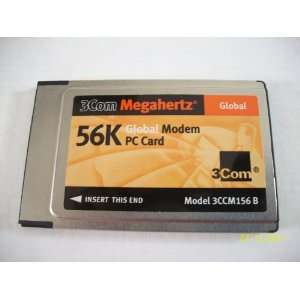  3Com Megahertz GLobal 56K PC Card Modem 3CCM156B 