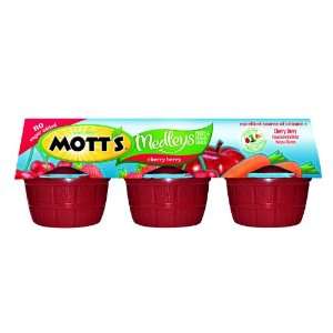 Motts Medleys Cherry Berry Fruit and Veggie Snack, 3.9 Ounce (Pack of 