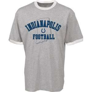  Indianapolis Colts Grey Home State Ringer T Shirt Sports 