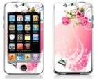 Apple iPod Touch 2 3 Skin Sticker Cover Case Pink Rose
