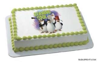 The Penguins of Madagascar Edible Image Cake Topper  