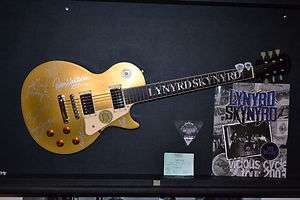 Autographed Lynyrd Skynyrd 30th Anniversary Epiphone Les Paul  