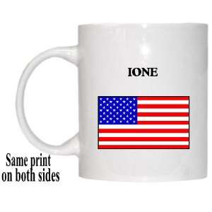  US Flag   Ione, California (CA) Mug 
