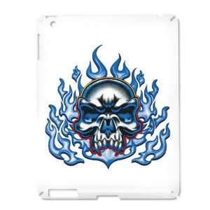  iPad 2 Case White of Skull in Blue Flames: Everything Else