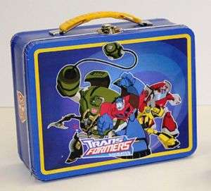 Transformers   New 2010 Tin Embossed Lunch Box  