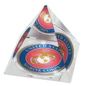  U.S. Marine Corps Crystal Pyramid