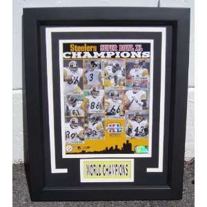 Pittsburgh Steelers Superbowl Champions 8 x 10 Photograph in a 11 x 
