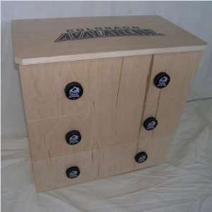  Sports Furniture Colorado Avalanche Wooden Low Chest 