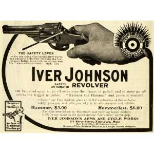 Safety Lever Iver Johnson Automatic Revolver Honest Goods Gun Firearms 