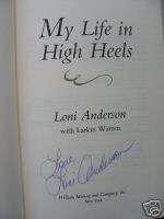 Loni Anderson Signed Book My Life in High Heels Autographed Brand New 
