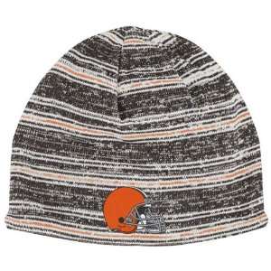  Cleveland Browns Knit Hat Heathered/Grey Reversible 